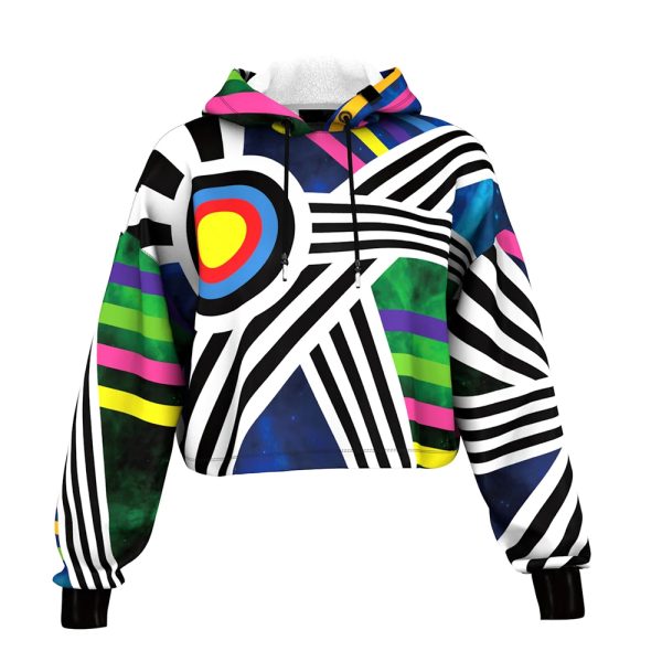 Women’s cropped hoodie – stylish short length sweatshirt for casual wear