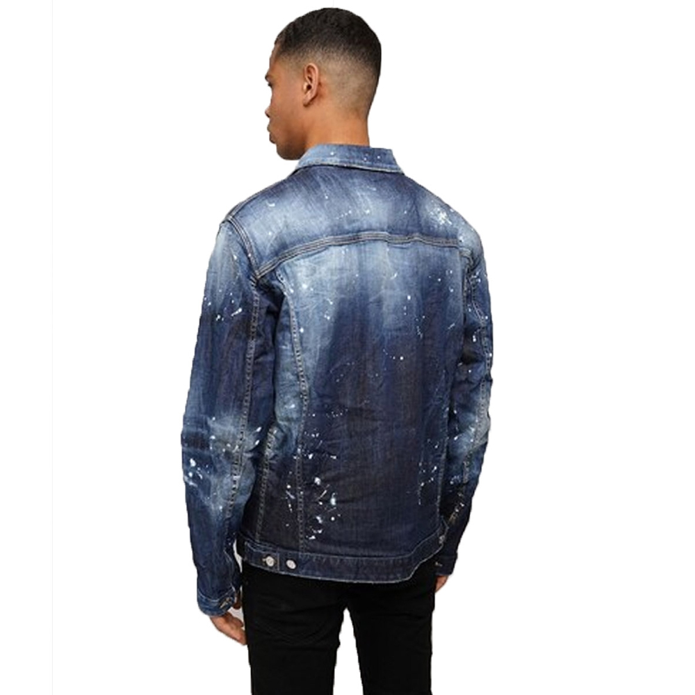 Zimvi Sports Good Supplier Unique Design Top Product Winter Wear New Style Men Wear Denim Jackets - Image 2