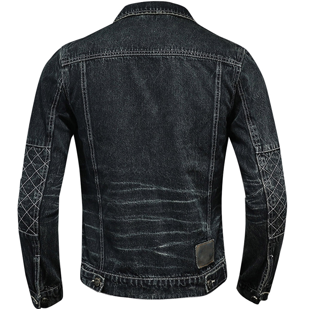 Zimvi Sports Lightweight Comfortable Make Own Hot Sale New Design Men Wear Denim Jackets - Image 3