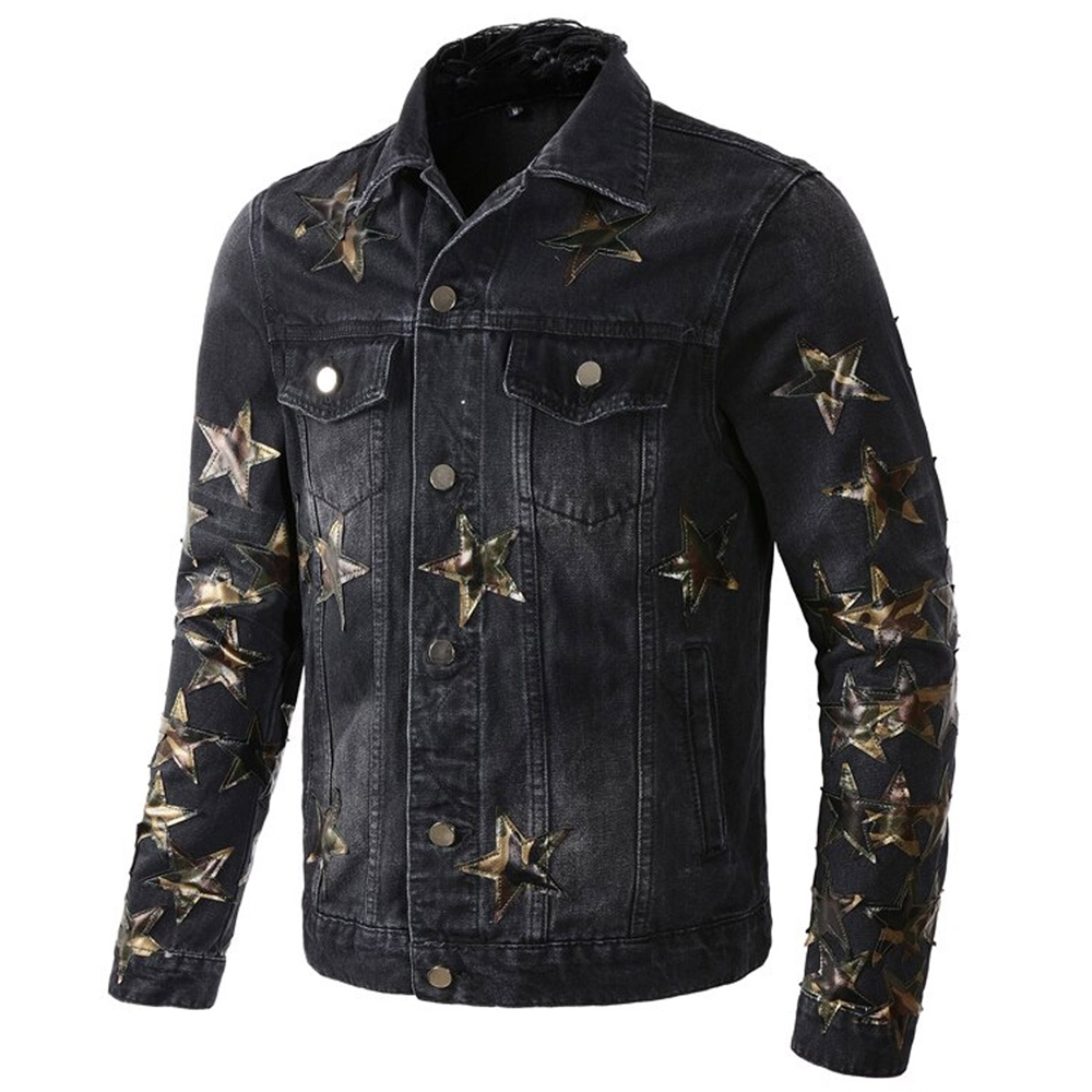 Zimvi Sports Good Supplier Unique Design Top Product Winter Wear New Style Men Wear Denim Jackets - Image 2