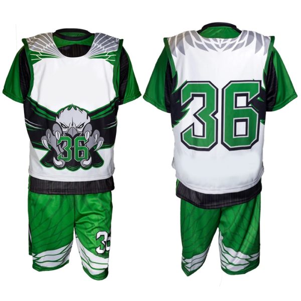 Professional lacrosse outfit made of breathable polyester fabric