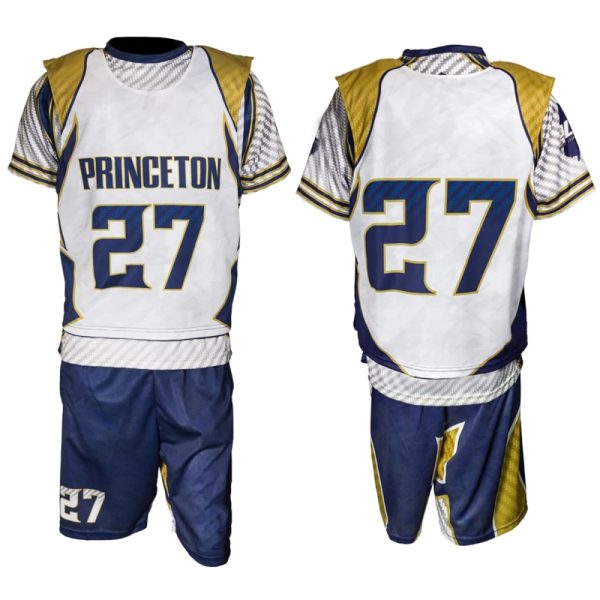 Professional lacrosse outfit made of breathable polyester fabric