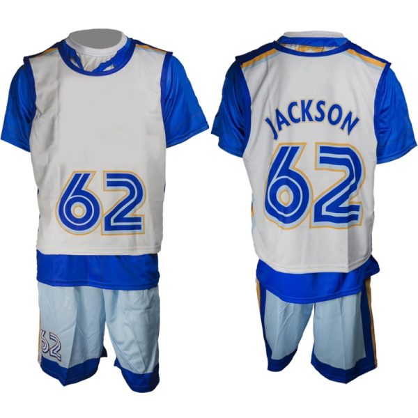 Professional lacrosse outfit made of breathable polyester fabric