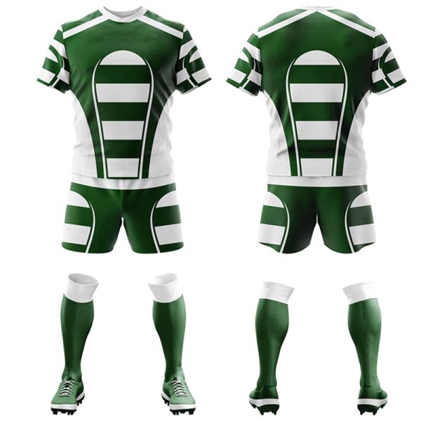 Professional rugby outfit for tournaments and training"