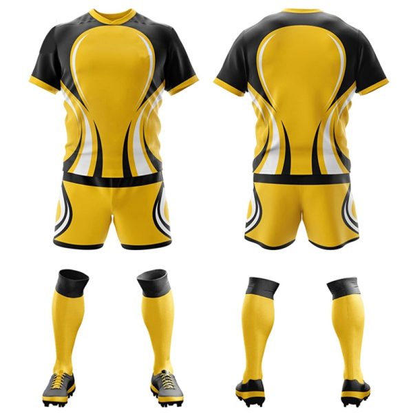 Professional rugby outfit for tournaments and training"