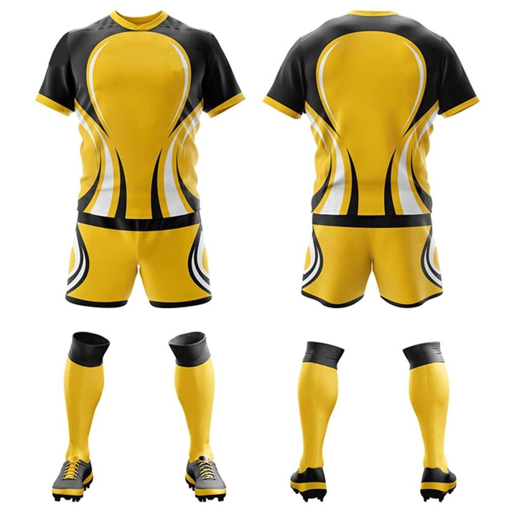 Professional rugby outfit for tournaments and training"