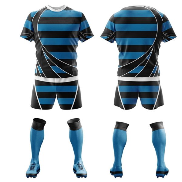 Professional rugby outfit for tournaments and training"