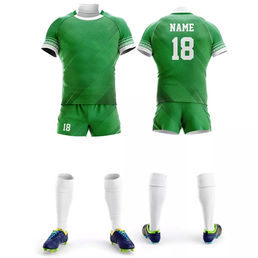 Professional rugby outfit for tournaments and training"