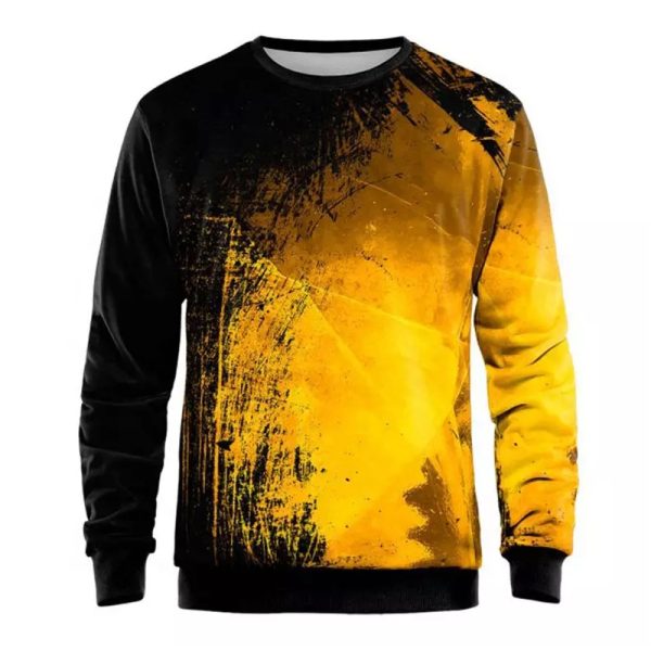 Performance sublimation sweatshirt made from moisture-wicking fabric