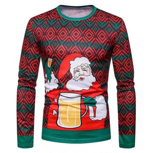 Performance sublimation sweatshirt made from moisture-wicking fabric