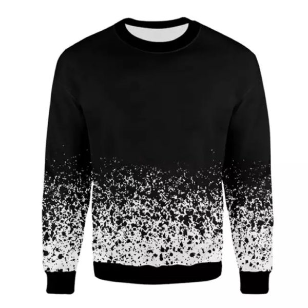 Performance sublimation sweatshirt made from moisture-wicking fabric