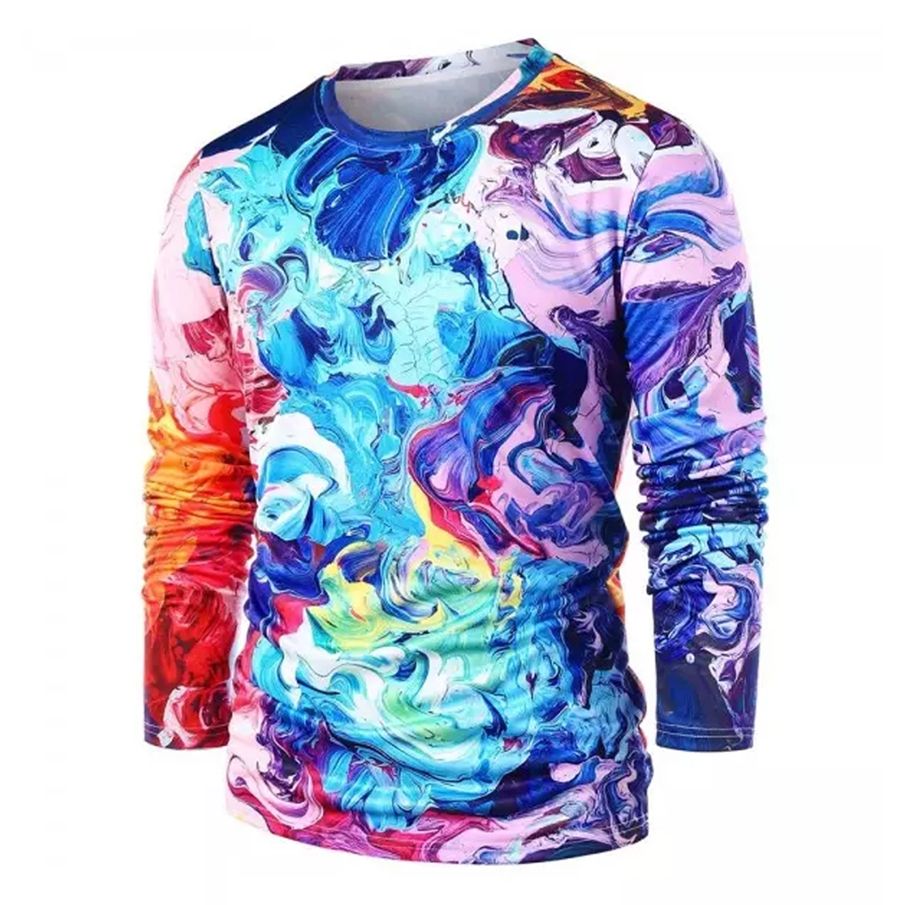 Zimvi Sports Pullover Style Unique Colorful Fashion Hooded Sweatshirt For Men New Trendy Breathable Customized Made Sublimation Sweatshirts - Image 2