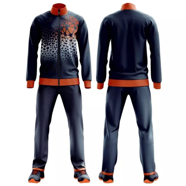 Personalized sublimation sports tracksuit with custom logo printing