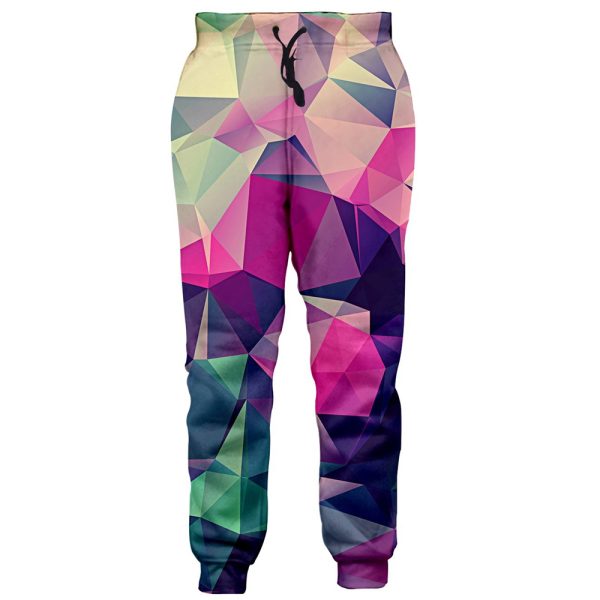 Custom sublimation trouser made from breathable polyester fabric with all-over print