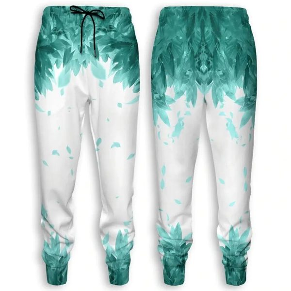 Custom sublimation trouser made from breathable polyester fabric with all-over print