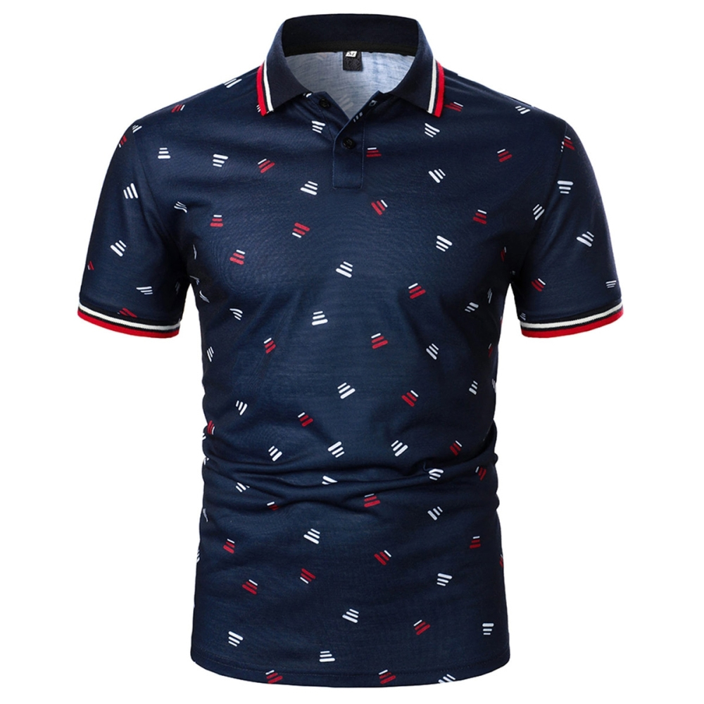 Breathable polyester sublimation polo shirt for sports and golf wear