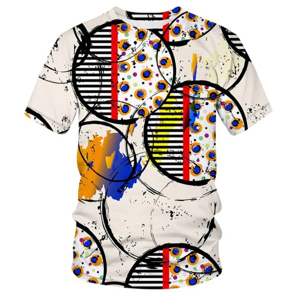 Custom sublimation men’s t-shirt with full-color printed design