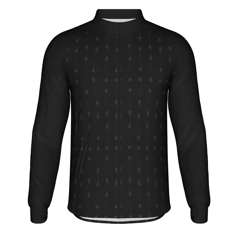 Men’s lightweight warm-up jacket with full zipper and stand collar