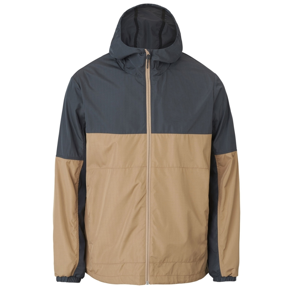 Men’s lightweight windbreaker jacket with zipper front and hood