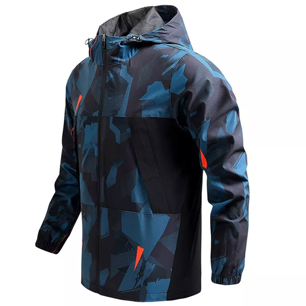 Zimvi Sports Wholesale Rate Pakistan Made Slim Fit Sports Jacket Outdoors Good Quality Breathable Men Waterproof Or Windbreaker Jackets - Image 2