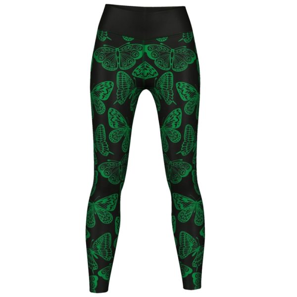 High-waisted women’s leggings with stretch fabric for yoga and fitness