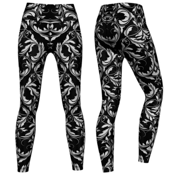 High-waisted women’s leggings with stretch fabric for yoga and fitness