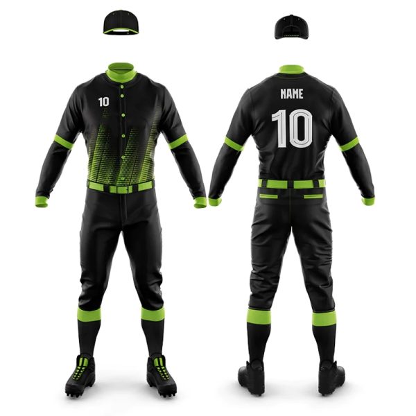Men’s baseball uniform with jersey and pants se