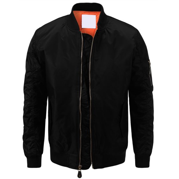 Custom logo bomber jacket – OEM design with embroidered branding