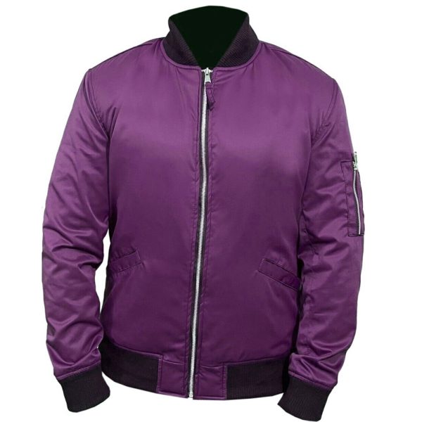 Custom logo bomber jacket – OEM design with embroidered branding