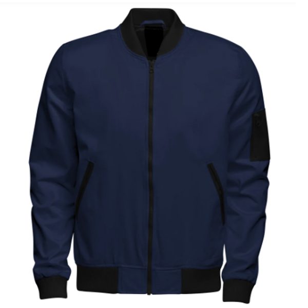 Custom logo bomber jacket – OEM design with embroidered branding
