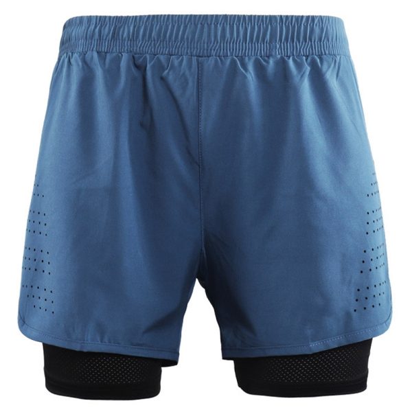 Breathable gym shorts designed for running and training.