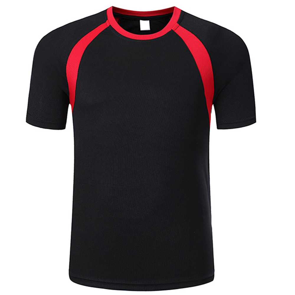 2025 Blue Color Short Sleeve Wholesale Rate Custom Highest Quality Breathable Product New Arrival Men Wear Fitness Gym T-Shirt - Image 3