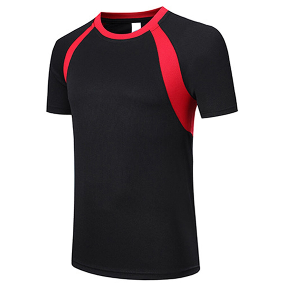 2025 Blue Color Short Sleeve Wholesale Rate Custom Highest Quality Breathable Product New Arrival Men Wear Fitness Gym T-Shirt - Image 2