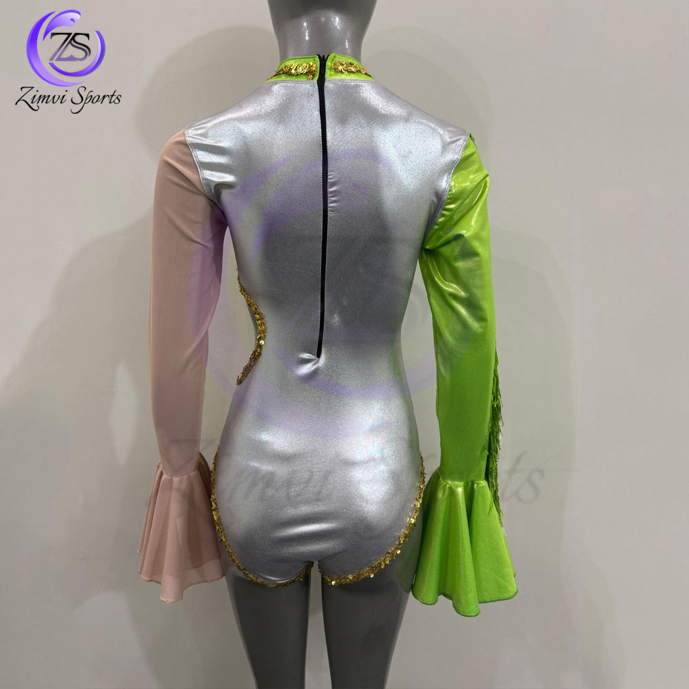 For Wholesale Elegant Majorette Uniform Dance Team Outfit Parade Costume Marching Band Glitter Rhinestone Stage Performance Wear - Image 5