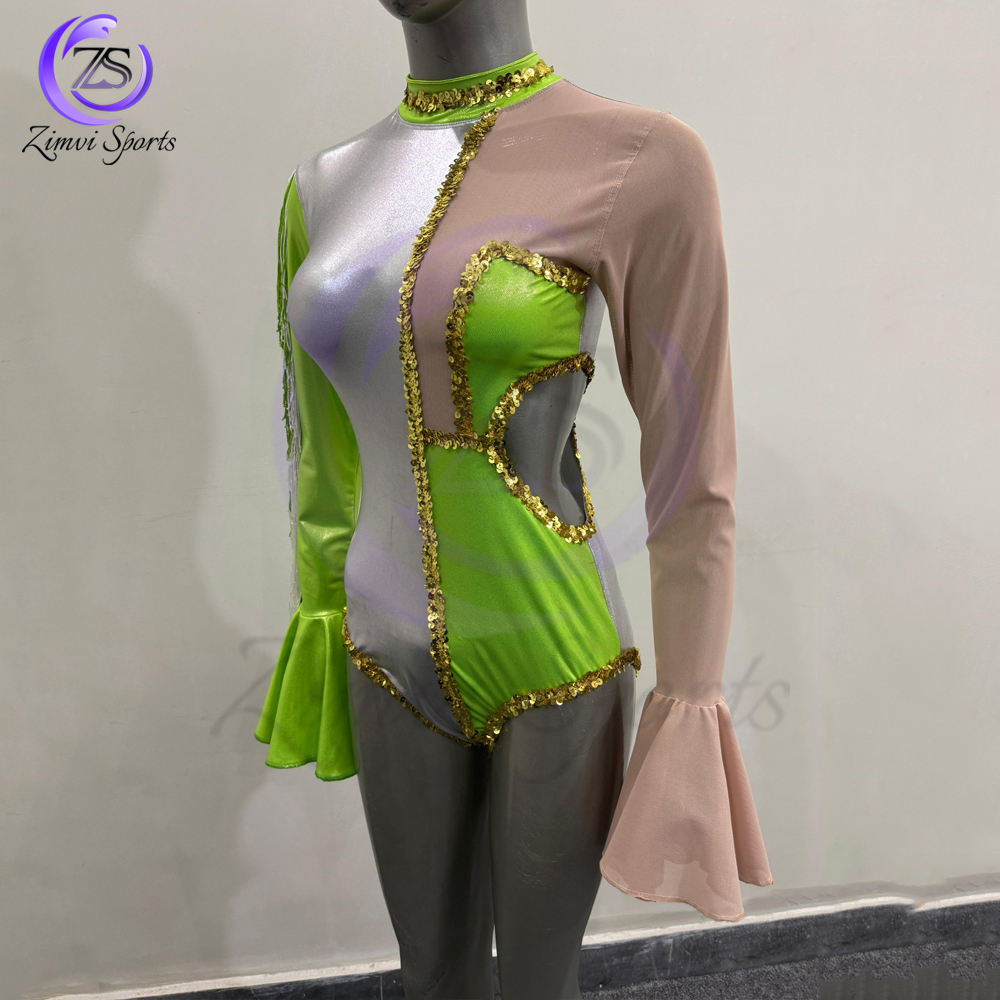 For Wholesale Elegant Majorette Uniform Dance Team Outfit Parade Costume Marching Band Glitter Rhinestone Stage Performance Wear - Image 6