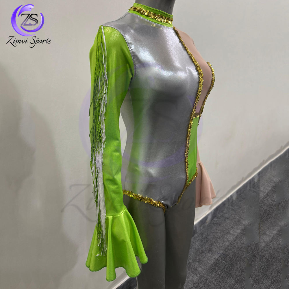 For Wholesale Elegant Majorette Uniform Dance Team Outfit Parade Costume Marching Band Glitter Rhinestone Stage Performance Wear - Image 3