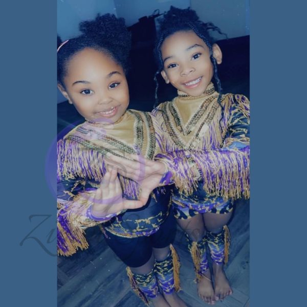 Majorette dance uniform designed for parades and performances.