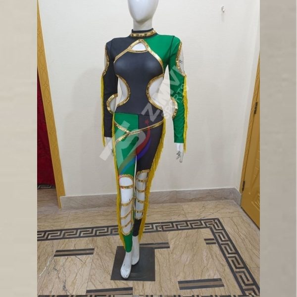 Team majorette uniform for dance and marching band performances