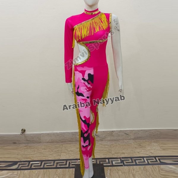 Team majorette uniform for dance and marching band performances.”