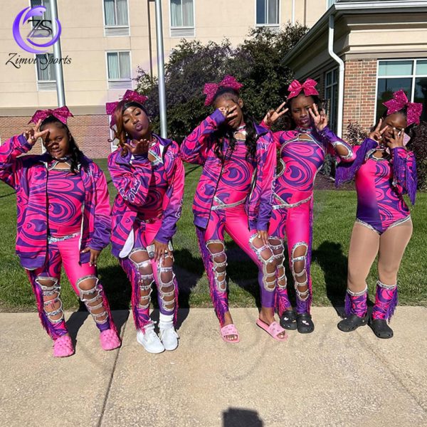 Stylish majorette costume for parades, festivals, and stage performances