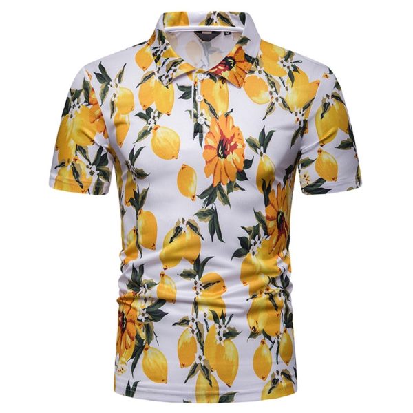 Breathable polyester sublimation polo shirt for sports and golf wear