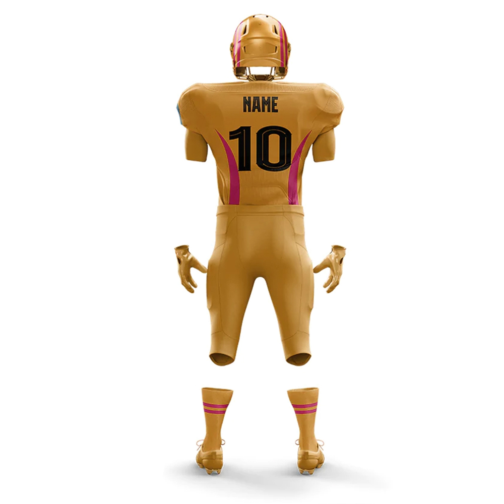 2025 New Hot Sell Blank American Football Training Jersey 100% Polyester Men 2025 Sports Team Wear Unique Style Baseball Uniform - Image 3
