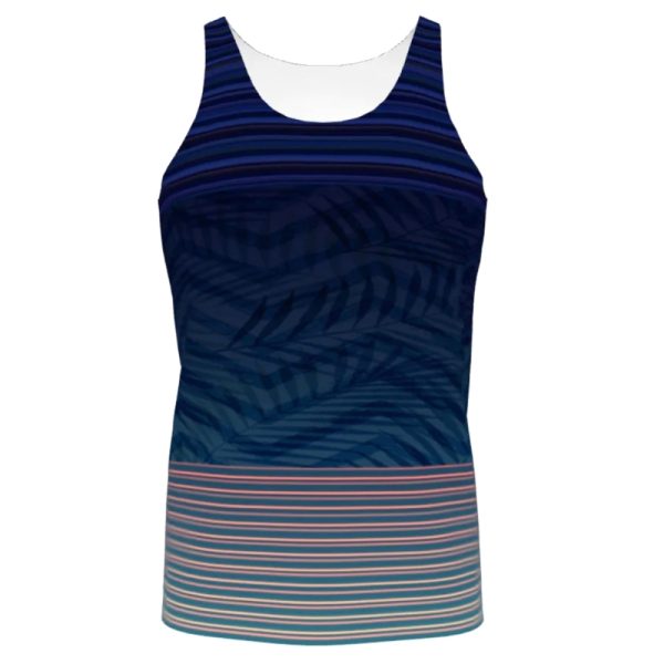 Sleeveless sports tank top for men