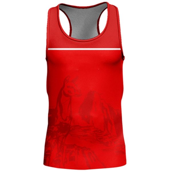 Sleeveless sports tank top for men