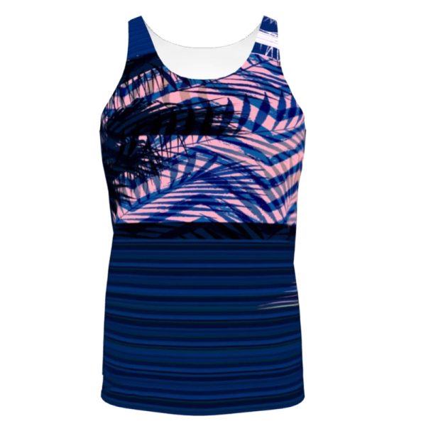 Sleeveless sports tank top for men