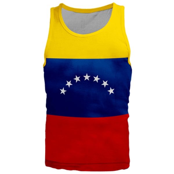 Sleeveless sports tank top for men