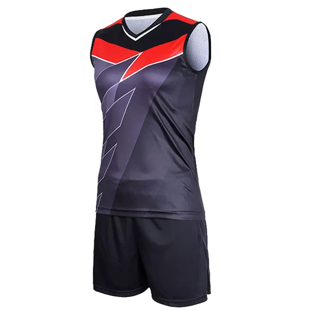 Zimvi Sports Breathable Polyester Volleyball Uniform Custom Plain Volleyball Uniform Comfortable Fit - Image 2